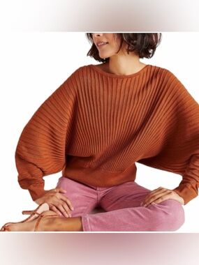 Anthropologie Karla Boat Neck Sweater, Size Small